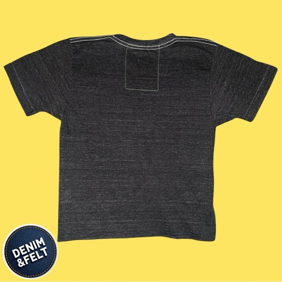 AVIATOR NATION Women's Smiley Stitch Boyfriend Tee | Color: Charcoal | EUC!!😃🌈 - Picture 11 of 16